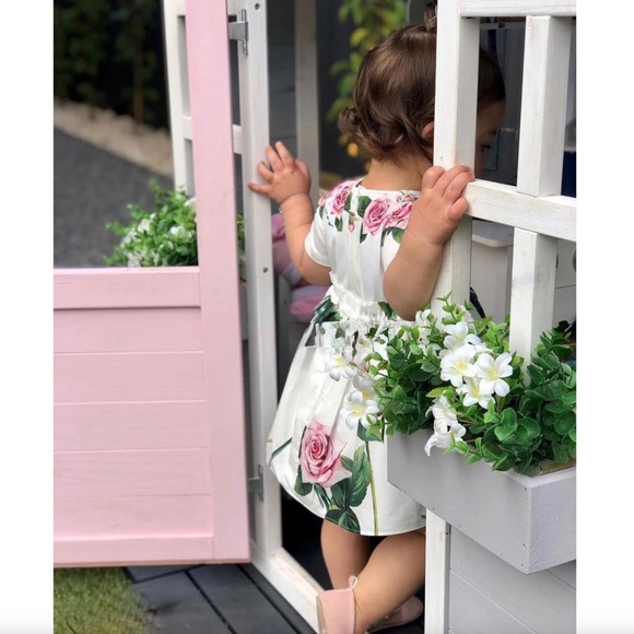 Dolce & Gabbana Pink Rose Dress size 2T New With Tags - Picture 7 of 16